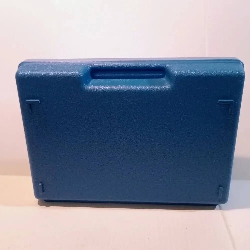 Vintage LEGO Blue Hard Plastic Carrying Storage Container-1983-Blue-Made In USA